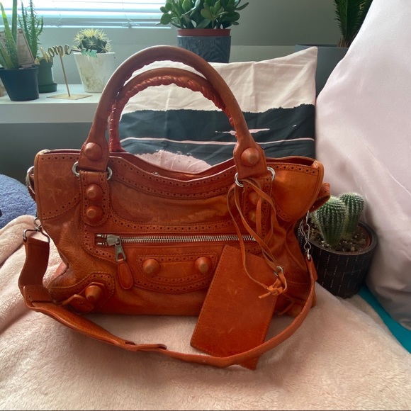 Balenciaga Handbags - Balenciaga City Giant Brogues Bag